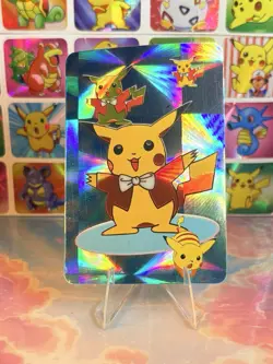 Pokemon HOLO Vintage Pocket Monsters Vending Prism Sticker 1998 Nintendo - Image 1