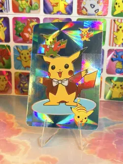 Pokemon HOLO Vintage Pocket Monsters Vending Prism Sticker 1998 Nintendo - Image 2
