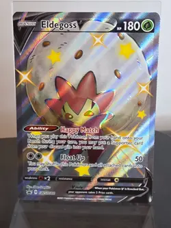 Pokemon TCG Eldegoss V SWSH Black Star Promos SWSH084 Holo Promo - Image 1