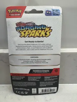 Pokemon TCG - S&V Surging Sparks Premium Checklane Blister - UK Seller - Xmas - Image 3