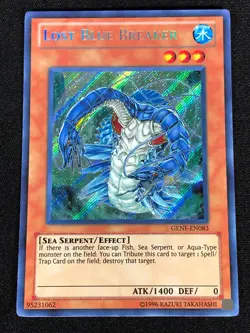 Yugioh Lost Blue Breaker GENF-EN083 SECRET (NM) - Image 1