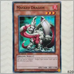 Masked Dragon - SDDL-EN020 - Common 1st Edition Yugioh - Image 1