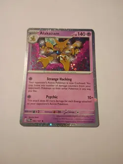Pokemon Alakazam TCG Holo Rare Card 82/167 Twilight Masquerade - Image 1