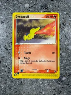 Pokemon TCG Cards Cyndaquil 59/100 Sandstorm - Image 1