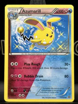 Azumarill - 77/114 XY Steam Siege Non-Holo card 2016 Pokemon LP - Image 3