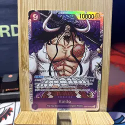 ST04-003 Kaido SR Super Pre-Release One Piece TCG English Card - Image 2