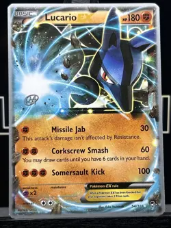 Lucario EX 54/111 World Championship Decks Pokemon TCG Card - Image 3