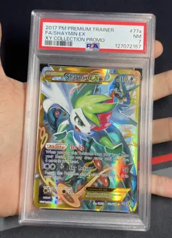 Pokemon Card: Shaymin Ex 77a/108 XY Collection Promo 2017 Premium Trainer PSA 7 - Image 2