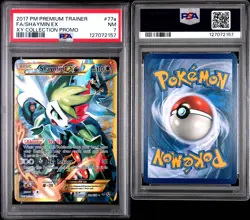 Pokemon Card: Shaymin Ex 77a/108 XY Collection Promo 2017 Premium Trainer PSA 7 - Image 4