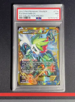 Pokemon Card: Shaymin Ex 77a/108 XY Collection Promo 2017 Premium Trainer PSA 7 - Image 5