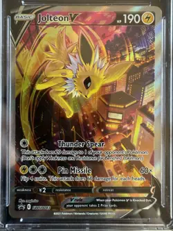Pokemon Jolteon V SWSH183 SWSH: Sword & Shield Promo Cards Holo CGC 8.5 - Image 2