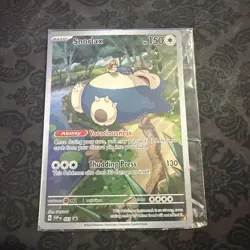 Snorlax 051 Sv: Scarlet & Violet Promo Cards Holo Sealed - Image 1