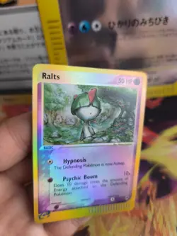 Pokemon Karte Card Ralts Trasla Ex Ruby Saphire Reverse Holo Mint English - Image 2