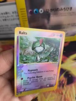 Pokemon Karte Card Ralts Trasla Ex Ruby Saphire Reverse Holo Mint English - Image 3
