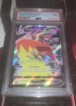 POKEMON GRADED CARD - BLAZIKEN VMAX #TG15 SILVER TEMPEST 2022 PSA 9 - Image 1