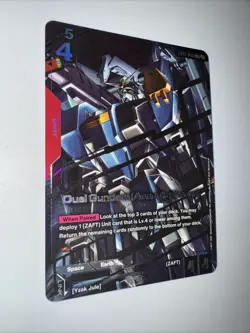 Duel Gundam GD01-045 LR+ Foil Alt Art Newtype English Card Game TCG CCG - Image 2