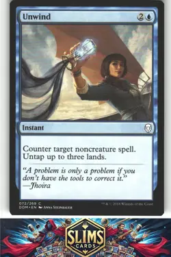 Unwind - Dominaria - MTG - Common - #72 - NM - Image 1