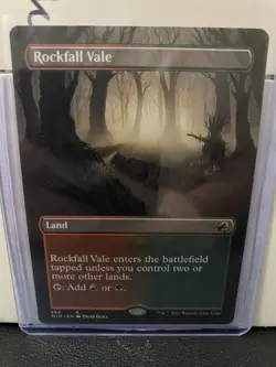 Rockfall Vale (Borderless) [Innistrad: Midnight Hunt] Magic MTG 284 - Image 1