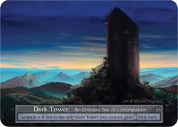 FOIL Sorcery Contested Realm - Dark Tower (Foil) - Beta (B) - Image 1