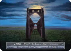 FOIL Sorcery Contested Realm - Gothic Tower (Foil) - Beta (B) - Image 1