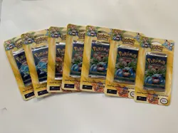 Pokemon Base Set Blister Pack Booster Packs 1999 - Image 1