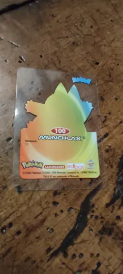 Munchlax Snorlax Pre Evolution 100 Pokemon Lamincards Edibas - ESP - EXC - Image 2