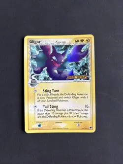 Pokemon TCG Gligar (Delta Species) EX Dragon Frontiers 16/101 Reverse Holo Rare - Image 1