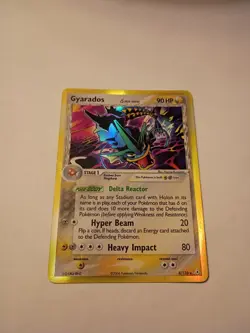 Gyarados Holo Rare 2006 Pokemon EX Holon Phantoms 8/110 LP -Light Creases - Image 1