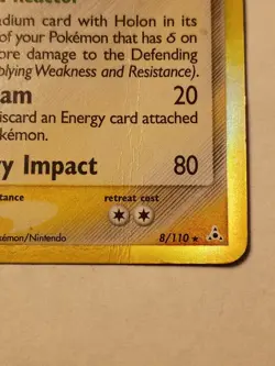 Gyarados Holo Rare 2006 Pokemon EX Holon Phantoms 8/110 LP -Light Creases - Image 4