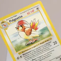 Pokemon TCG - Pidgeotto 22/102 Base Set Rare Shadowless WOTC 1999 - NM - Image 1