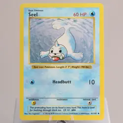 Pokemon TCG - Seel 41/102 Base Set Uncommon Shadowless WOTC 1999 - EXC/NM - Image 2
