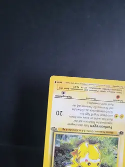 Pokemon Karten Sammlung - Starter Pikachu 60/64 1. Edition Jungle Exc-Near Mint - Image 4