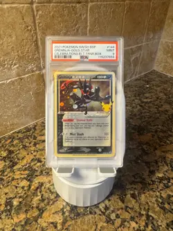 2021 POKEMON SWSH CELEBRATIONS ETB PROMO #144 GRENINJA GOLD STAR PSA 9 - Image 1