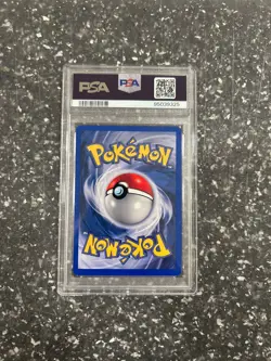 2002 Pokemon Legendary Collection Dark Dragonite Holo PSA 8 - Image 2