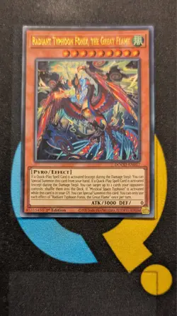 DOOD-EN017 Radiant Typhoon Fonix, the Great Flame Ultra Rare 1st YuGiOh - Image 1