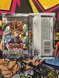 2002 Yu-Gi-Oh Metal Raiders Unlimited MRD Booster x1 - Image 1