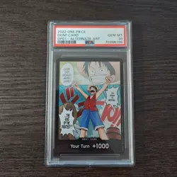 One Piece Card Game English Don!! Card Monkey D. Luffy Alternate Art 2022 PSA 10 - Image 1