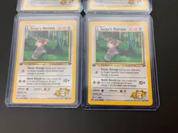 Lt. Surge's Rattata 85/132 1st Edition NM Gym Challenge Non-Holo Pokemon Card - Image 3