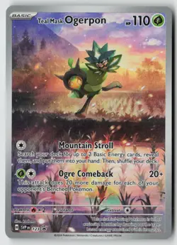 Teal Mask Ogerpon - 123 - SV: Scarlet & Violet Promo Cards Holo - PTCG - Image 1