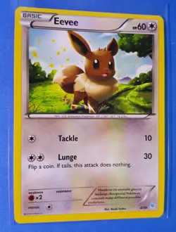 Eevee 4/30 Pokemon card XY Suicune/Pikachu Libre Trainer Kit NM - Image 1