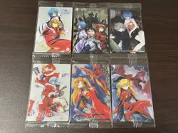 Evangelion Wafer Card Unopened Rei Ayanami Asuka Shinji - Image 1