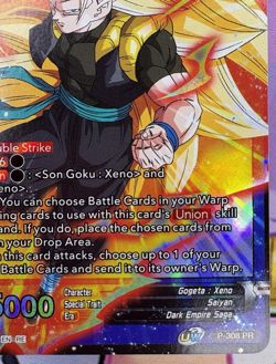 SS3 Gogeta, Thwarting the Dark Empire P-038 PR Dragon Ball Z Trading Card 🍬 - Image 3