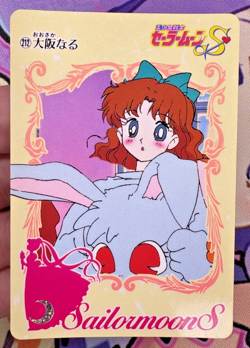 Naru Osaka #212 Vintage Sailor Moon S 1994 Bandai Trading Card Game 🍬 - Image 1