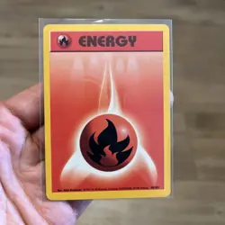 Fire Energy Pokemon Cards, Base Set 98/102 - Image 1