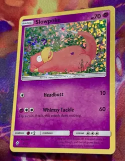 SLOWPOKE POKEMON CARD 5/12 MCDONALDS PROMO HOLO PLAYED - Image 3