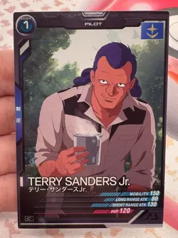 Terry Sanders Jr. AB02-018 C Gundam Arsenal Base Trading Card Game 🐼 - Image 1