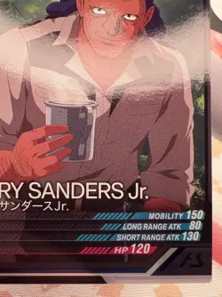 Terry Sanders Jr. AB02-018 C Gundam Arsenal Base Trading Card Game 🐼 - Image 3