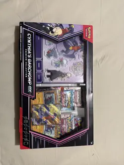 Pokemon TCG Cynthia's Garchomp EX Premium Collection - 3 Foil Cards + 6 Boosters - Image 1