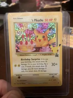 Pokemon Pikachu Card Lot Basic Rare and in good condition includes full v union - Image 3