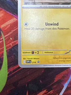 Pokemon TCG Pikachu Illustration Contest 2024 Promo Card 214 NM Condition - Image 4